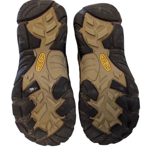 KEEN Targhee Ankle Height Brown KeenDry Weatherproof Leather Winter Boots 9 39 - Picture 4 of 10